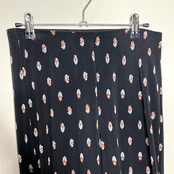 Show Me Your Mumu Barney Bells Black Floral Honeysuckle Paisley Flare Pants - Picture 4 of 6